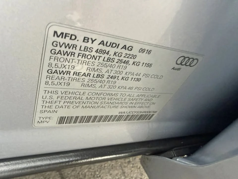 2017 Audi 8U Q3 - Image 12 of 20