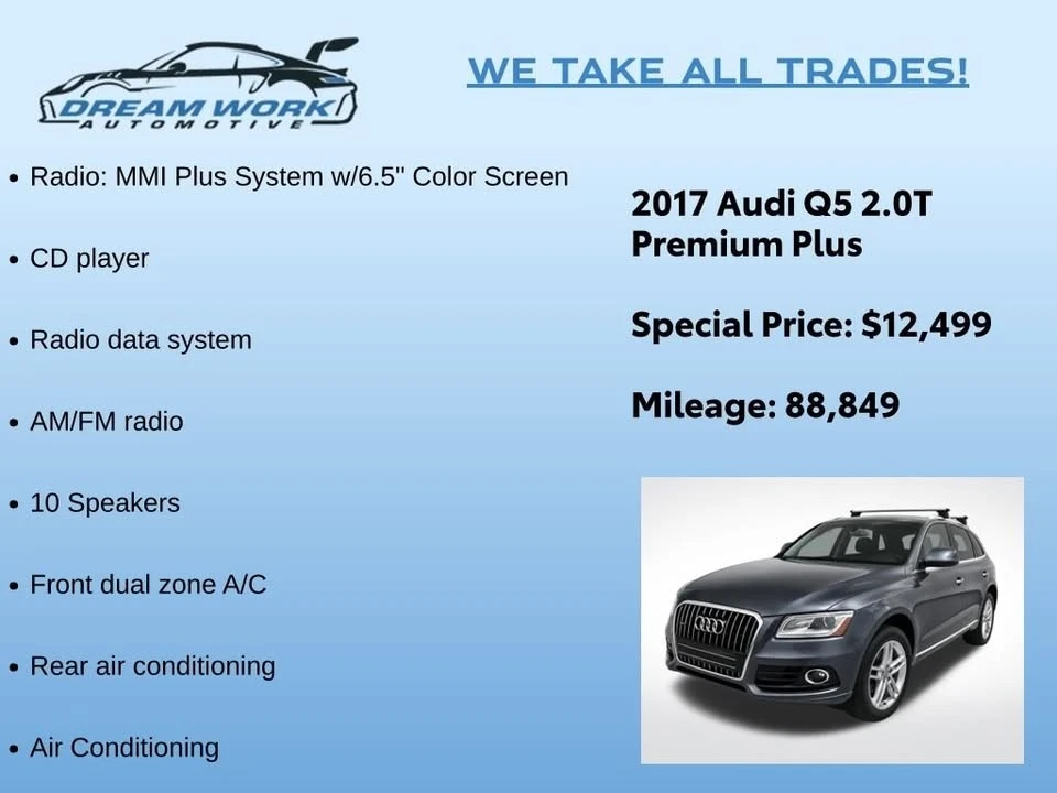 2017 Audi 8R Q5 - Image 2 of 17