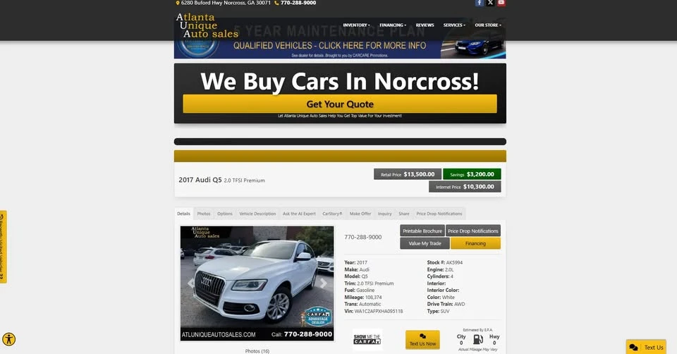 2017 Audi 8R Q5 - Image 16 of 19