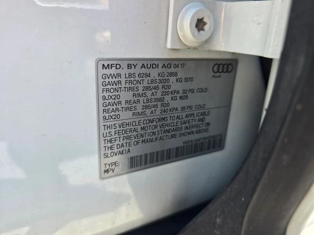2017 Audi 4M Q7 - Image 11 of 21