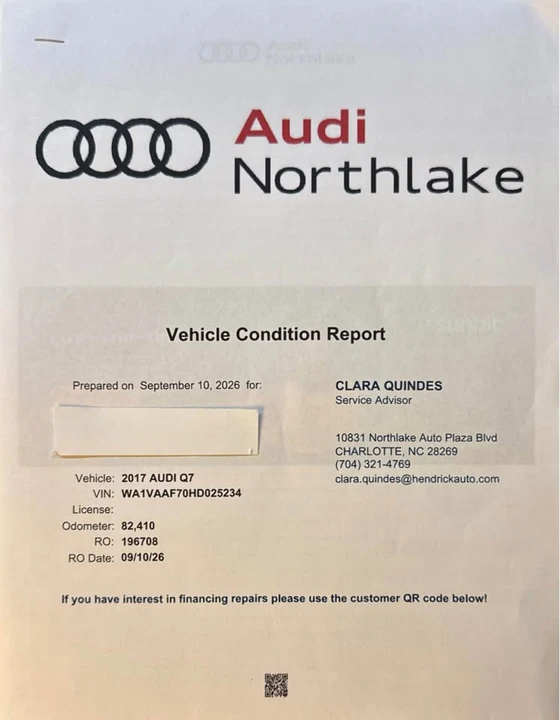 2017 Audi 4M Q7 - Image 18 of 20