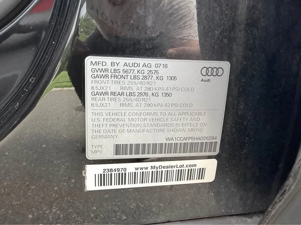 2017 Audi 8R SQ5 - Image 18 of 19