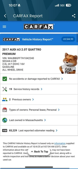 2017 Audi 8V A3 - Image 15 of 16