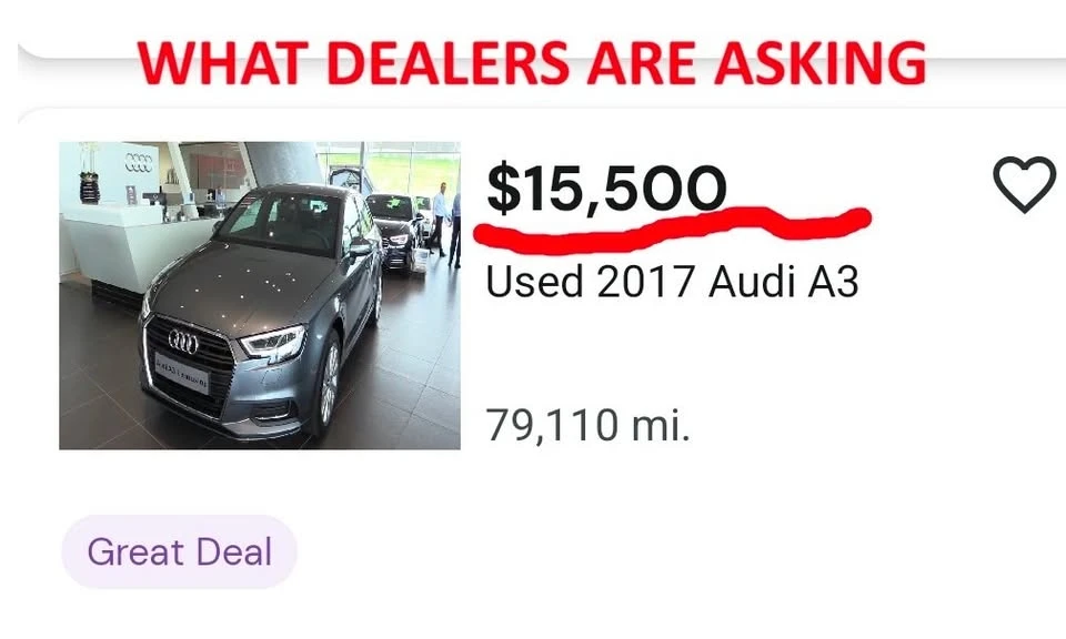 2017 Audi 8V A3 - Image 7 of 7
