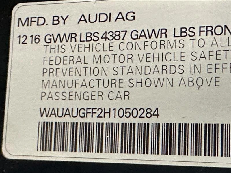 2017 Audi 8V A3 - Image 20 of 20