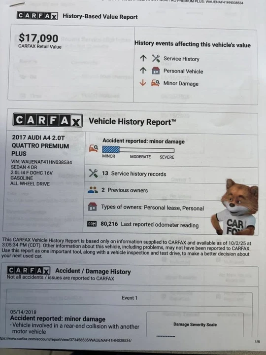 2017 Audi B9 A4 - Image 3 of 16