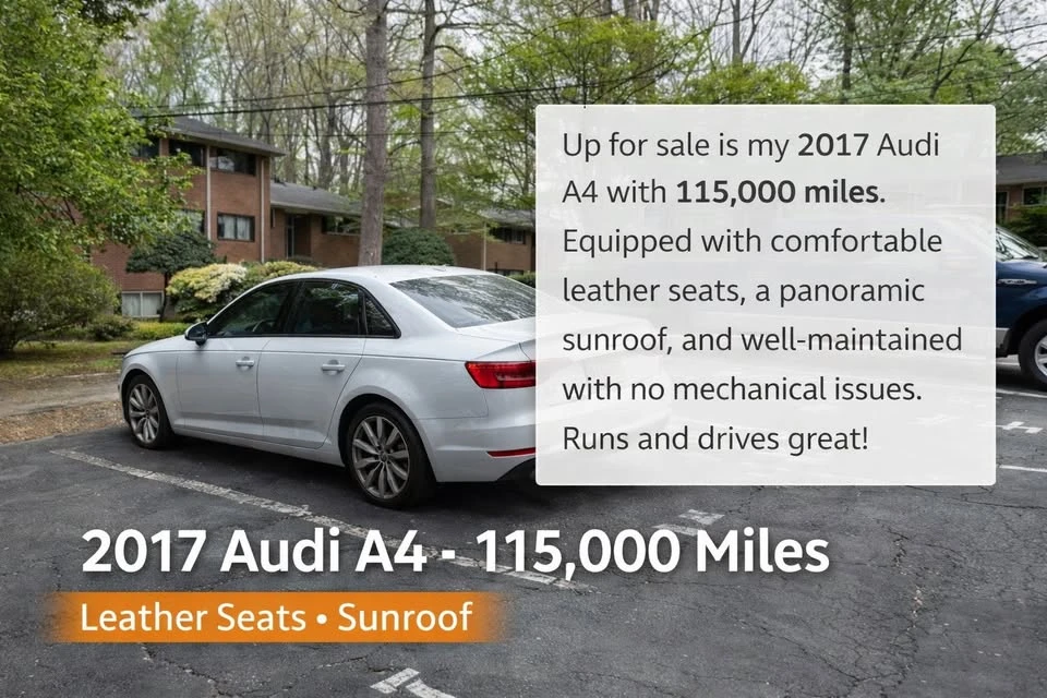 2017 Audi B9 A4 - Image 3 of 11