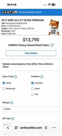 2017 Audi B9 A4 - Image 8 of 20