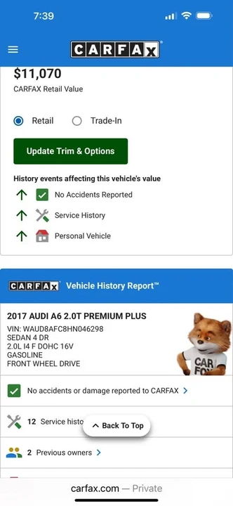 2017 Audi C7 A6 - Image 17 of 17