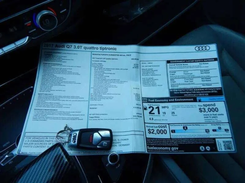 2017 Audi 4M Q7 - Image 20 of 20