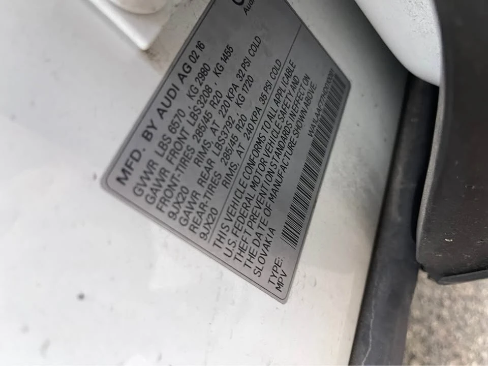 2017 Audi 4M Q7 - Image 16 of 17