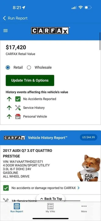 2017 Audi 4M Q7 - Image 6 of 19