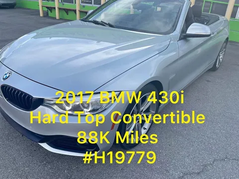 2017 BMW 4 Series 430i Convertible 2D