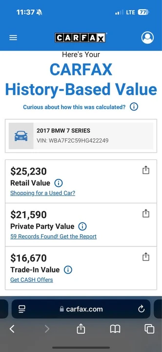 2017 BMW G11/G12 7 Series - Image 17 of 20