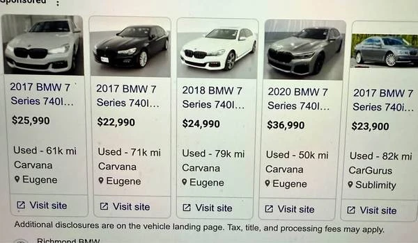 2017 BMW G11/G12 7 Series - Image 9 of 11