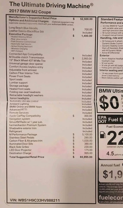 2017 BMW F87 M2 - Image 9 of 9
