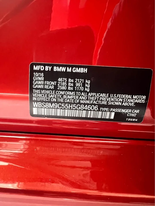 2017 BMW F80 M3 - Image 13 of 13