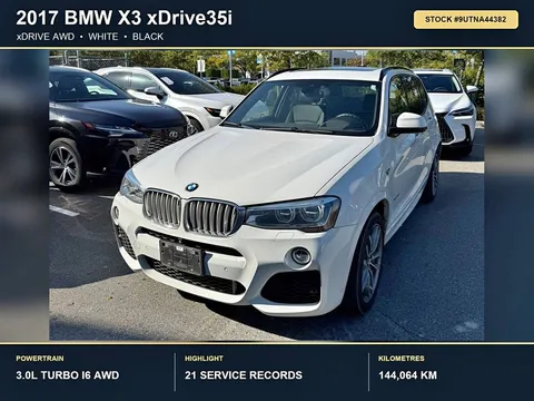 2017 BMW X3 xDrive35i