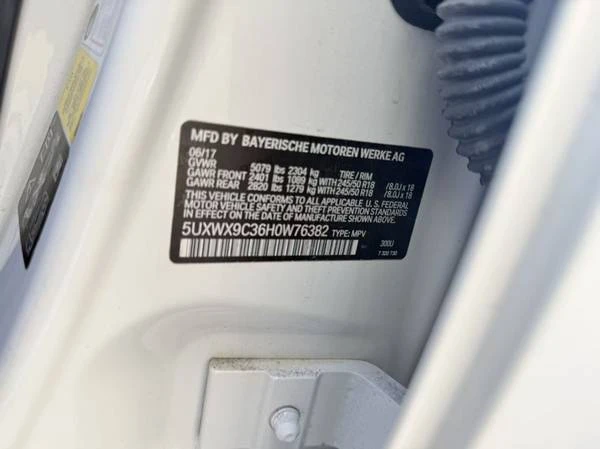 2017 BMW F25 X3 - Image 11 of 11