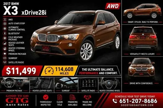 2017 BMW X3 xDrive28i Sport Utility