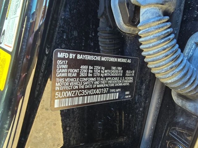 2017 BMW F25 X3 - Image 16 of 21