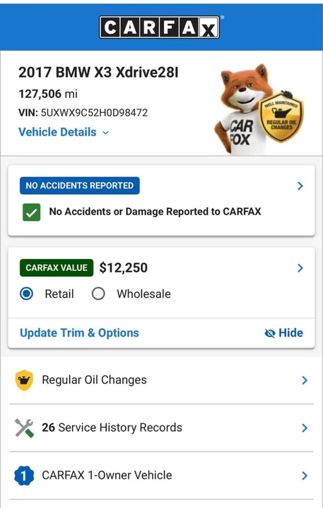 2017 BMW F25 X3 - Image 20 of 20