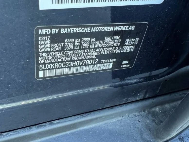 2017 BMW F15 X5 - Image 14 of 14
