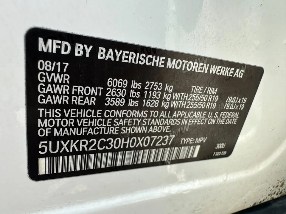 2017 BMW F15 X5 - Image 19 of 20