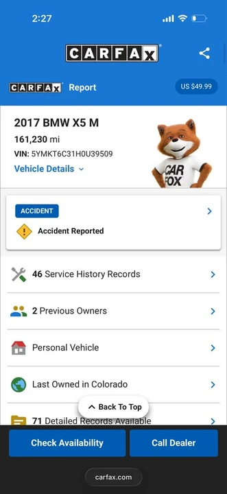 2017 BMW F85 X5 M - Image 14 of 14