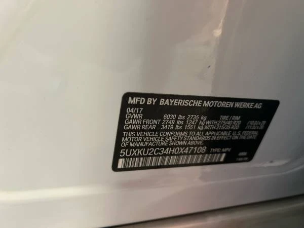 2017 BMW F16 X6 - Image 2 of 14