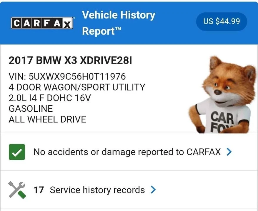 2017 BMW F25 X3 - Image 13 of 13