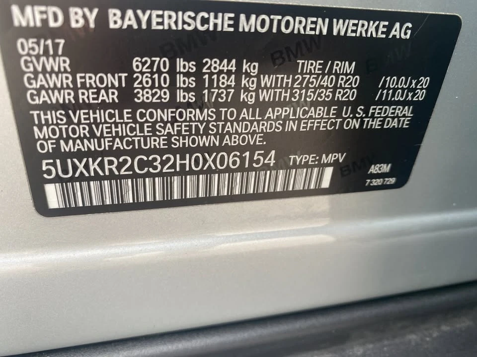 2017 BMW F15 X5 - Image 19 of 20