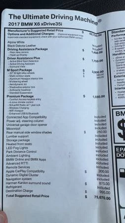 2017 BMW F16 X6 - Image 8 of 9