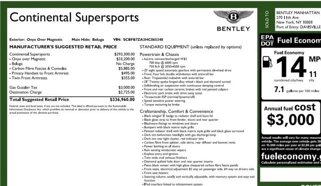 2017 Bentley Continental GT Supersports 2nd Gen - Image 7 of 31
