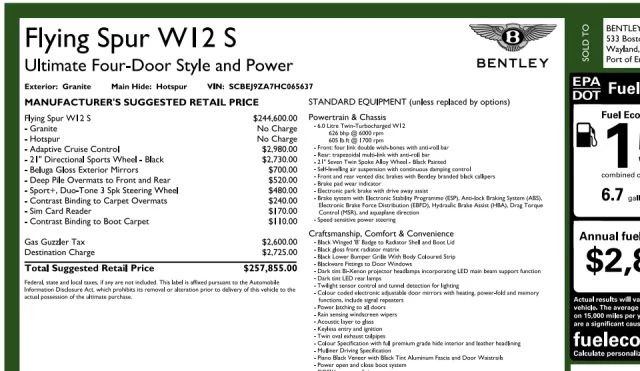 2017 Bentley Continental - Image 7 of 31