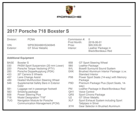 2017 Porsche 718 Boxster S - Image 2 of 31