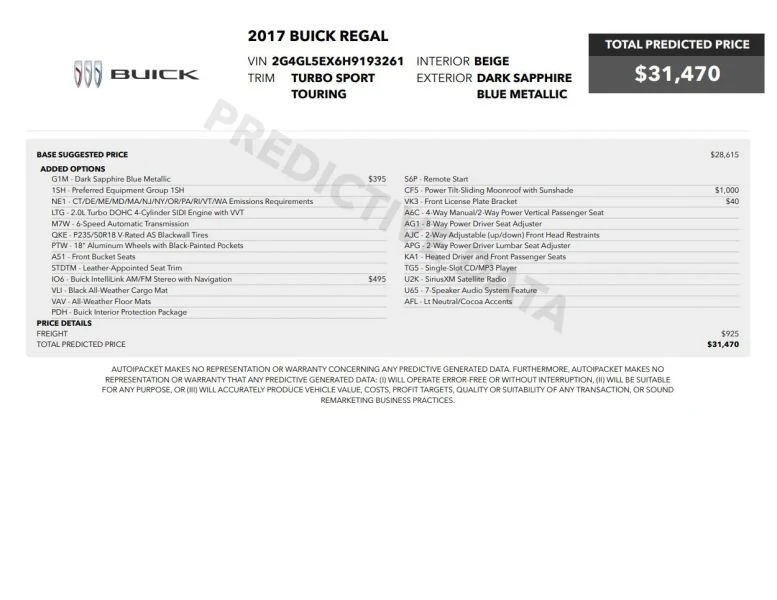 2017 Buick Regal - Image 5 of 12