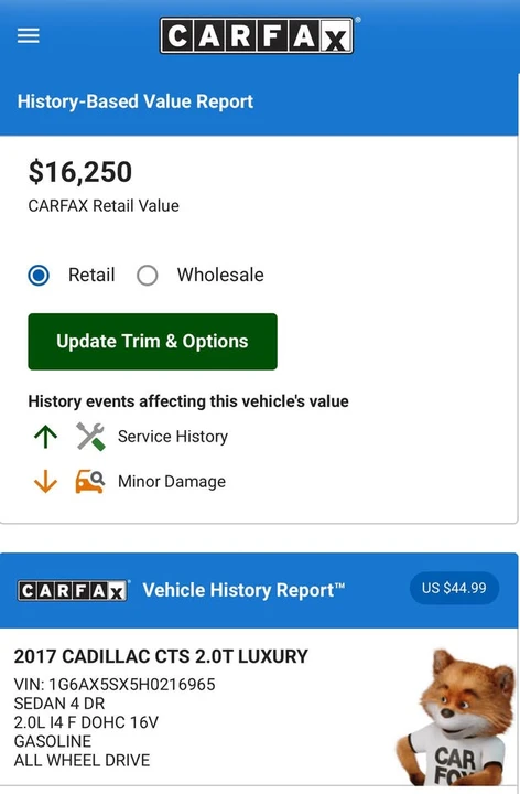 2017 Cadillac CTS 3rd Gen - Image 16 of 17