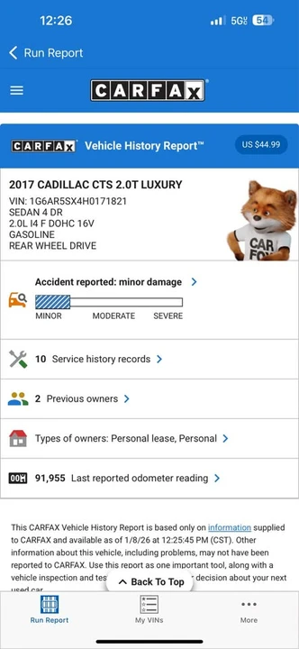 2017 Cadillac CTS 3rd Gen - Image 9 of 9