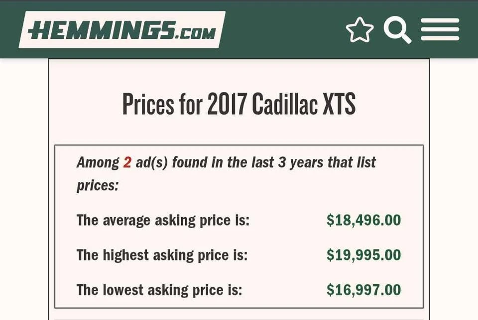 2017 Cadillac XTS - Image 17 of 19