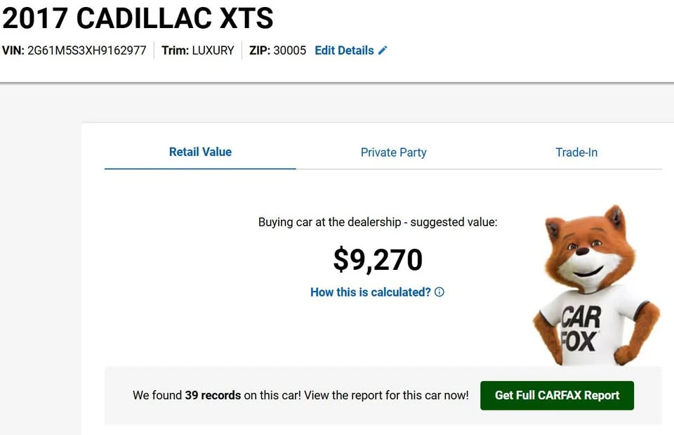 2017 Cadillac XTS - Image 9 of 9