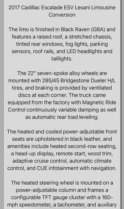 2017 Cadillac Escalade 4th Gen - Image 16 of 20