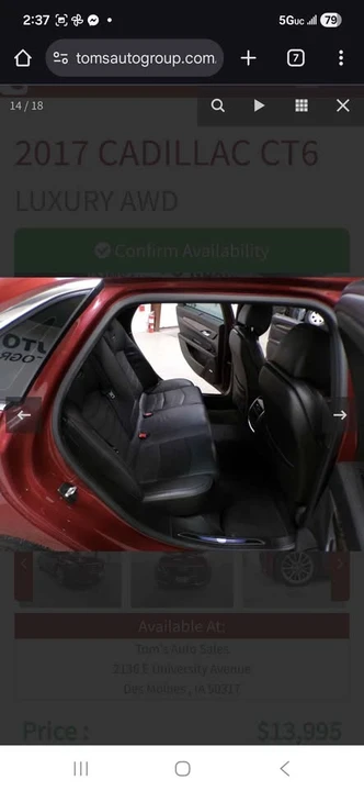 2017 Cadillac CT6 - Image 13 of 18