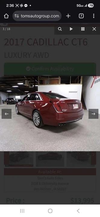 2017 Cadillac CT6 - Image 6 of 18