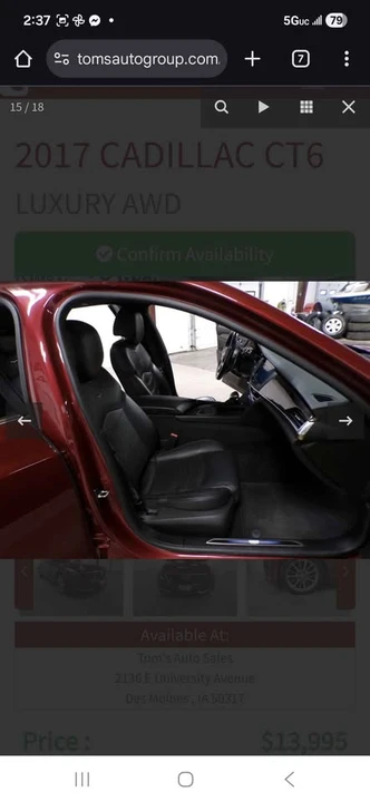 2017 Cadillac CT6 - Image 10 of 18