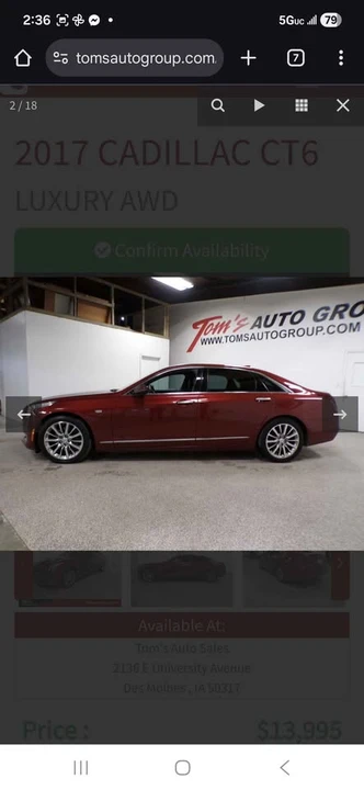 2017 Cadillac CT6 - Image 7 of 18