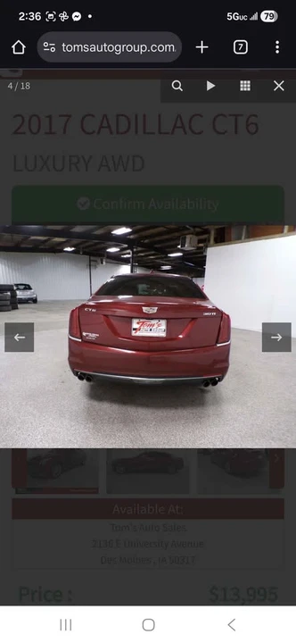 2017 Cadillac CT6 - Image 5 of 18
