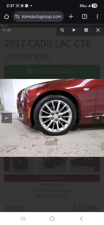 2017 Cadillac CT6 - Image 17 of 18