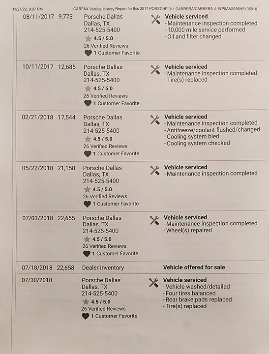 2017 Porsche 991 Carrera - Image 20 of 23