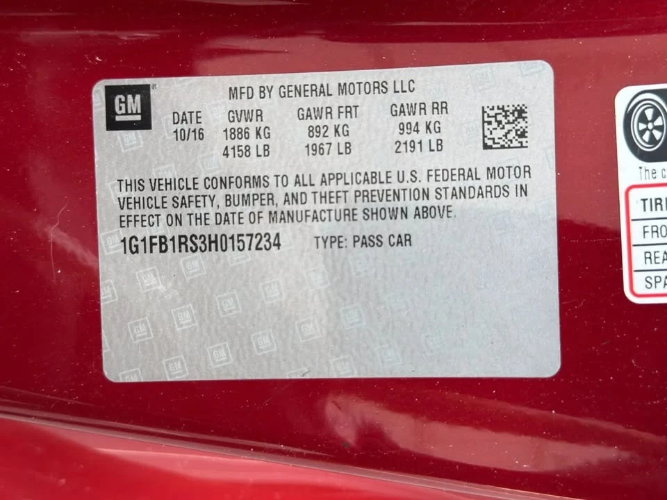 2017 Chevrolet Camaro 6th Gen - Image 12 of 20